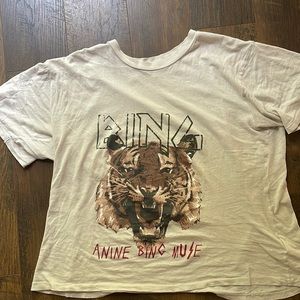 Anine Bing womens top, size L. See images for small holes.